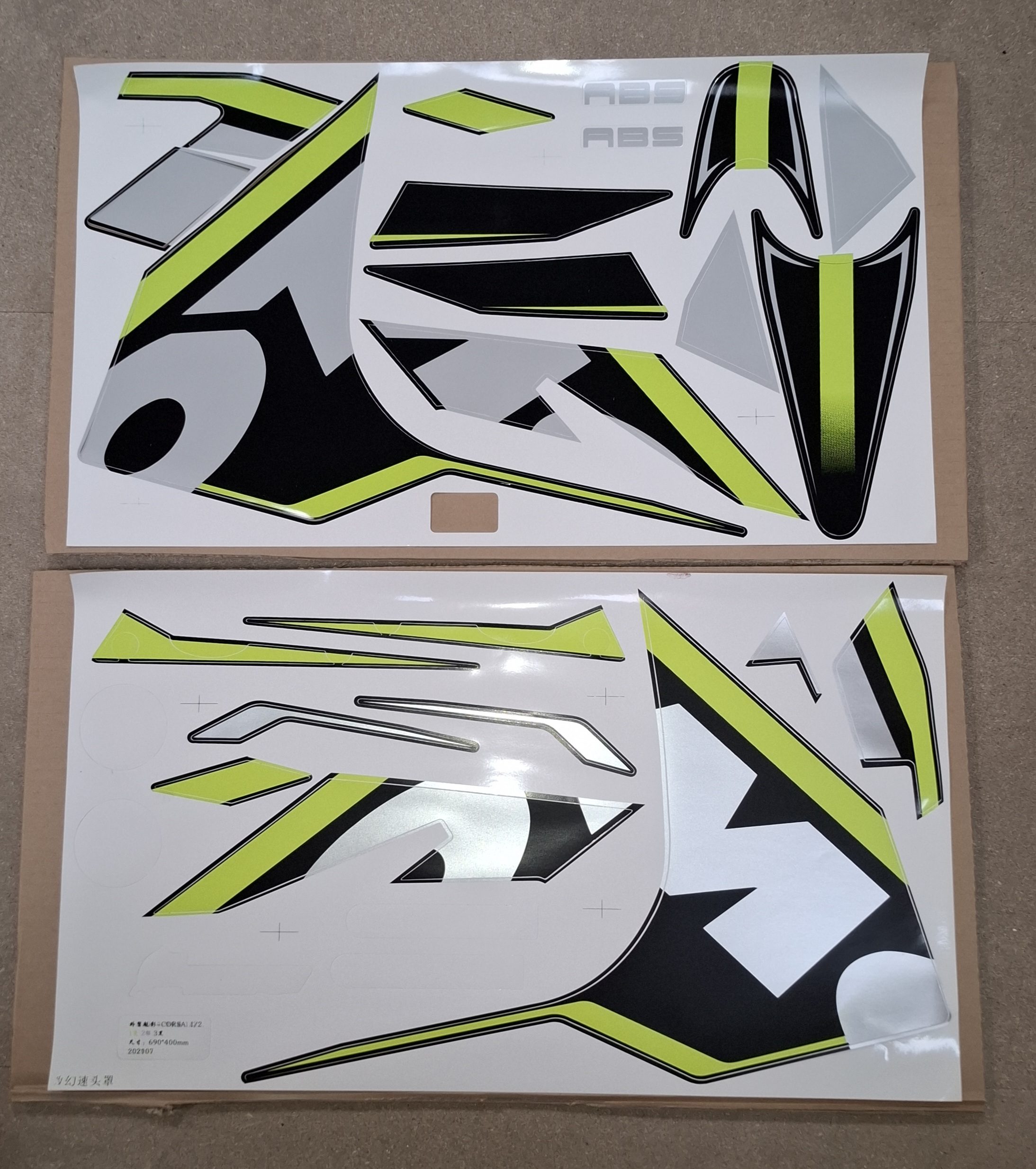 YM50 Decals Green