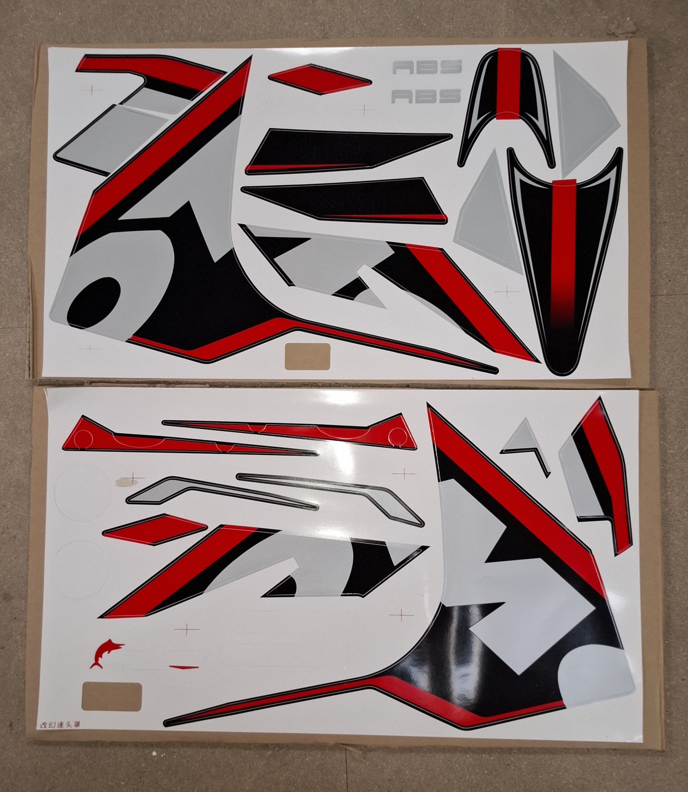 YM50 Decals Red