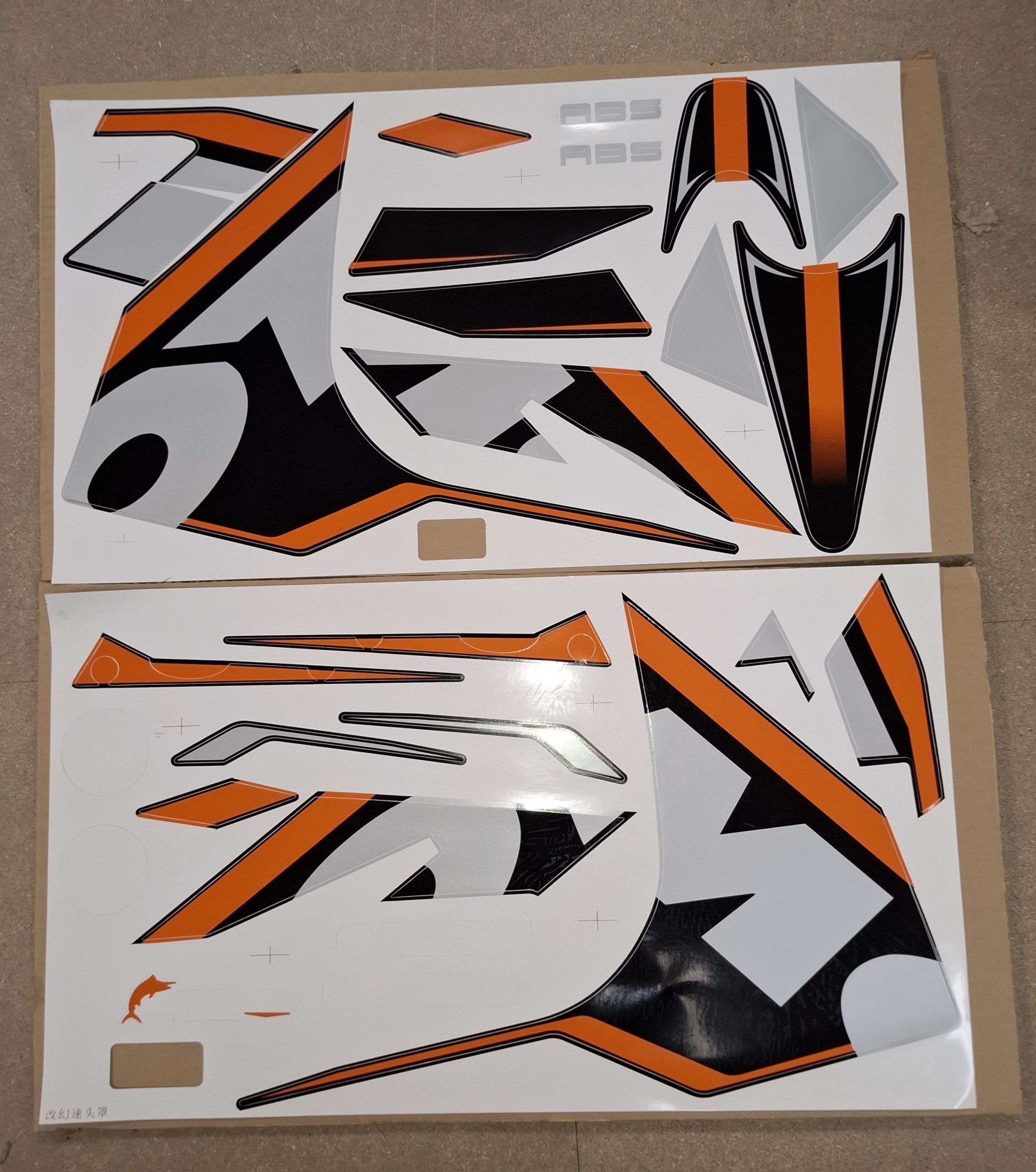 YM50 Decals Orange